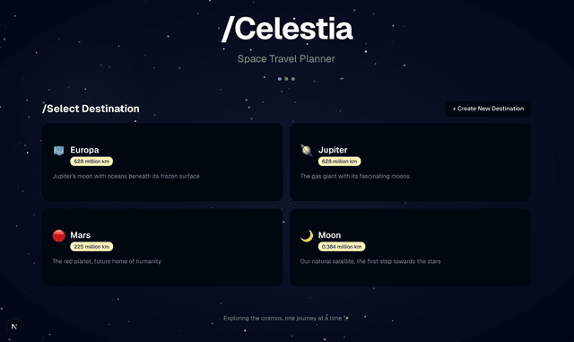 Celestia: The Architecture Playground