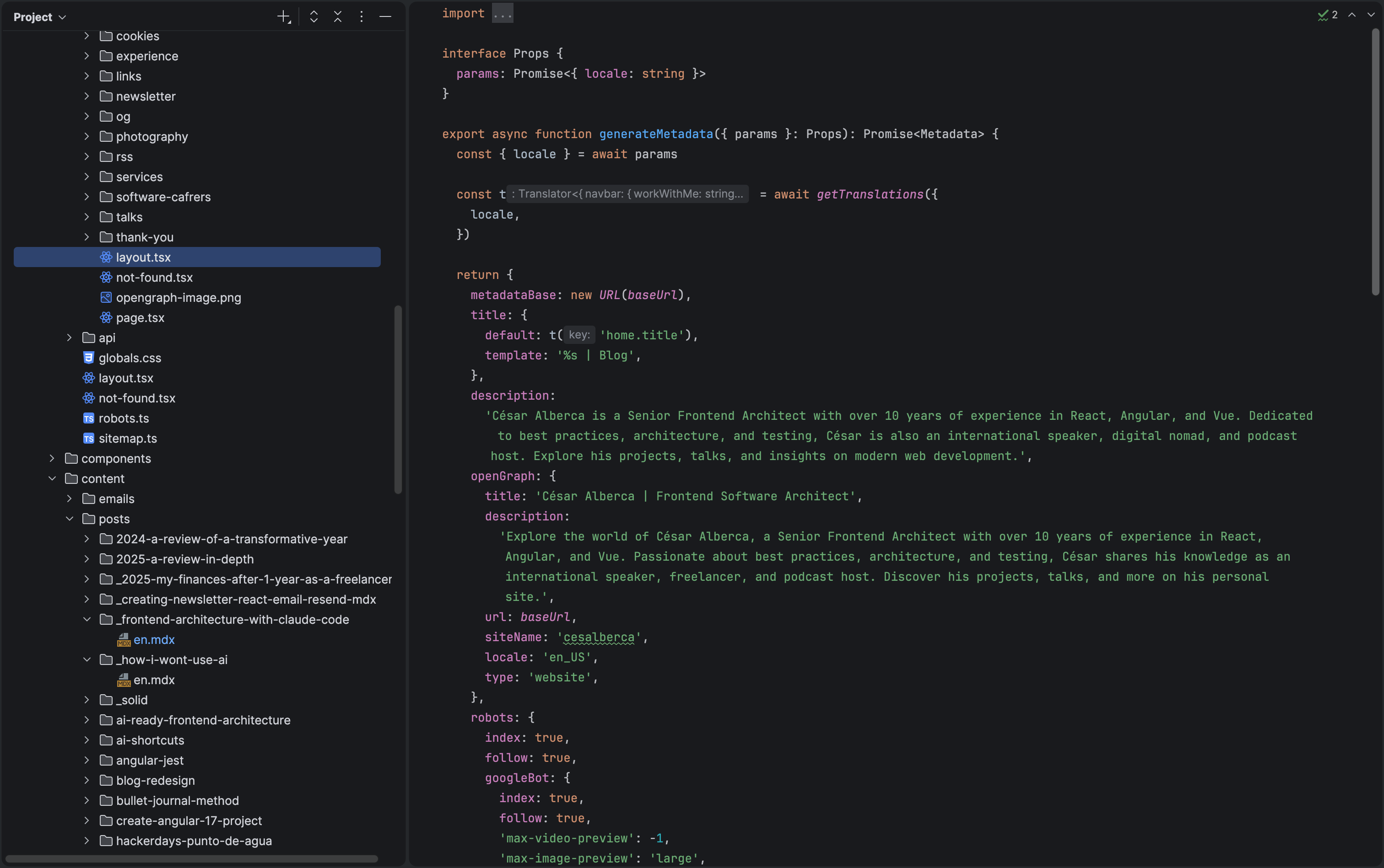 After applying Zen Mode