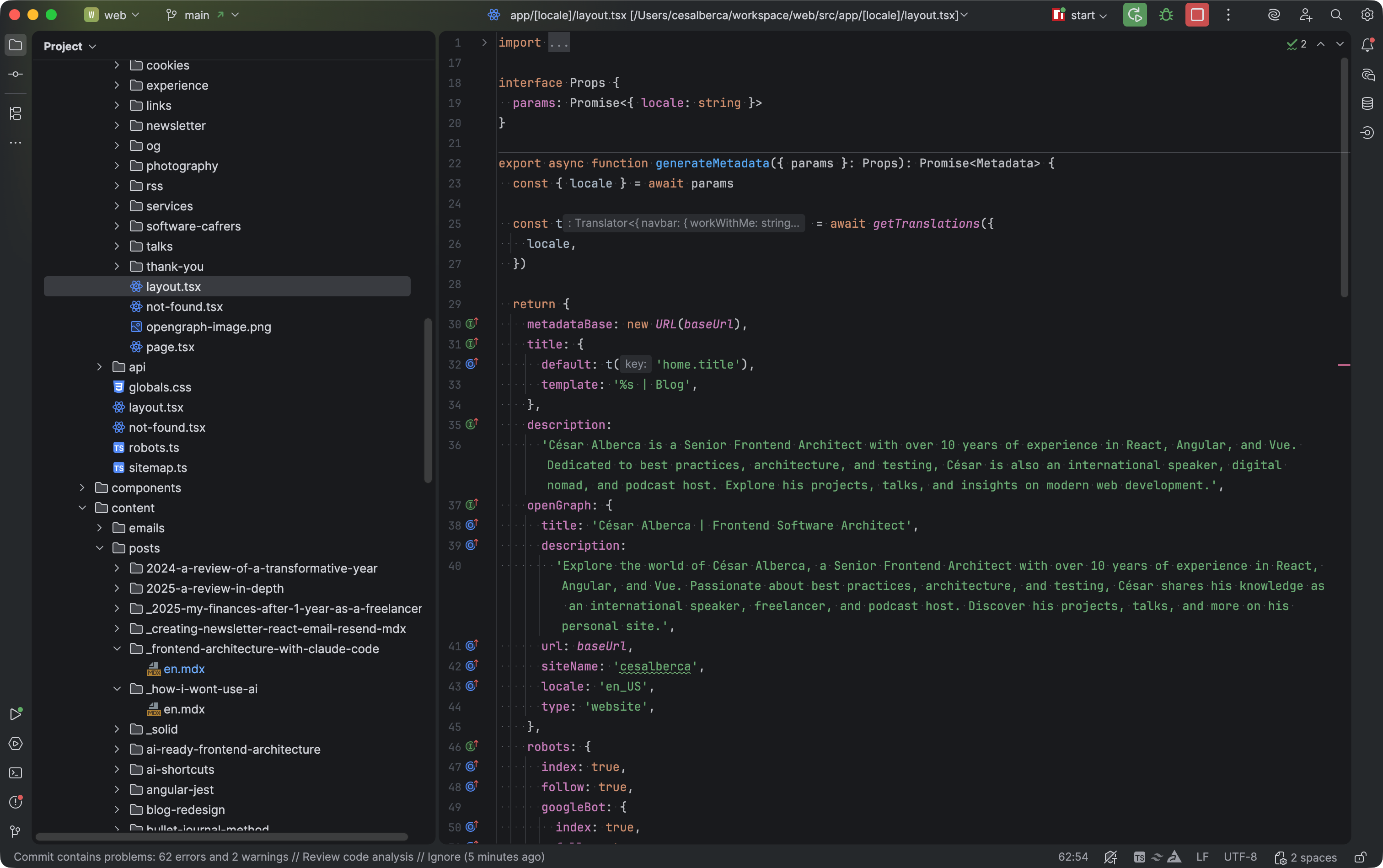 Before applying Zen Mode